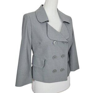 Vtg Size 4 Body By Victoria Cropped Blazer Jacket Victoria's Secret Casual Y2K